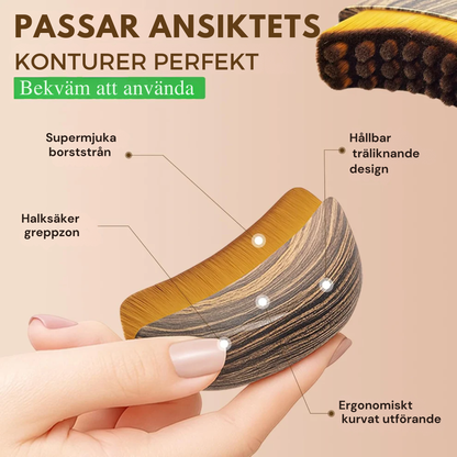 Aeki - Lymfatisk Kontureringsborste För Ansiktet